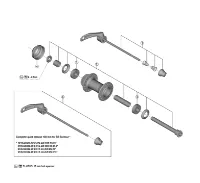 Shimano HB-Q400 Komplett Navaksling Shimano HB-Q400 Komplett Navaksling