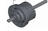 Shimano innvendig for dynamo nav - DC-C6000-1R