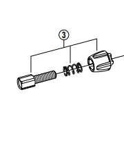 Shimano Justeringsskrue for shimano girkabel