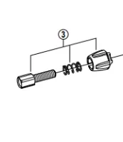 Shimano Justeringsskrue for shimano girkabel Shimano Justeringsskrue for shimano girkabel