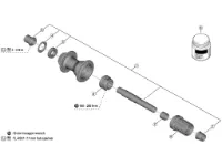 Shimano kassettehus til baknav modell FH-TC500 8-11 gear