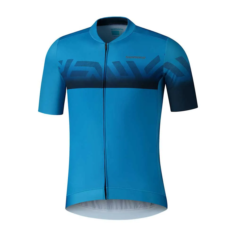 Shimano Kita Kort Ermet Trøye, Blue, S