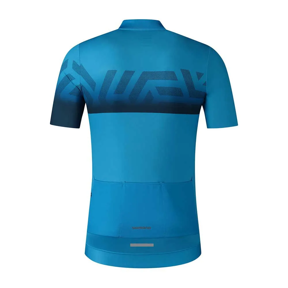 Shimano Kita Kort Ermet Trøye, Blue, S