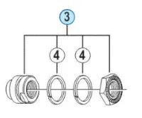 Shimano Konus til RM66 Høyre Shimano Konus til RM66 Høyre