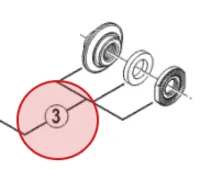 Shimano Konus Til Shimano WH-R501 Shimano Konus Til Shimano WH-R501