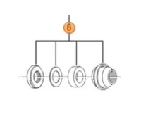 Shimano Konus Venstre FH-M675 Deore XT Med Flere