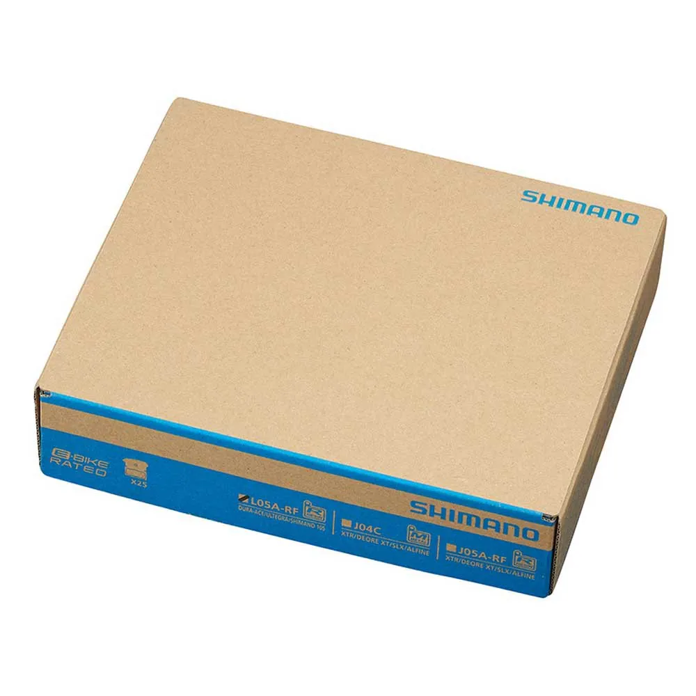 Shimano L05a Harpiks Skivebremseklosser 25 Enheter, Grey, One Size