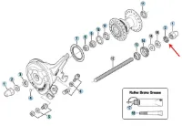 Shimano Låseskive HB-IM40