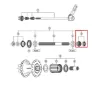 Shimano Lock Nut Unit R.H. FH-M525-A