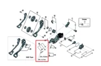 Shimano M9000 Justeringsskruer Til Bakgir
