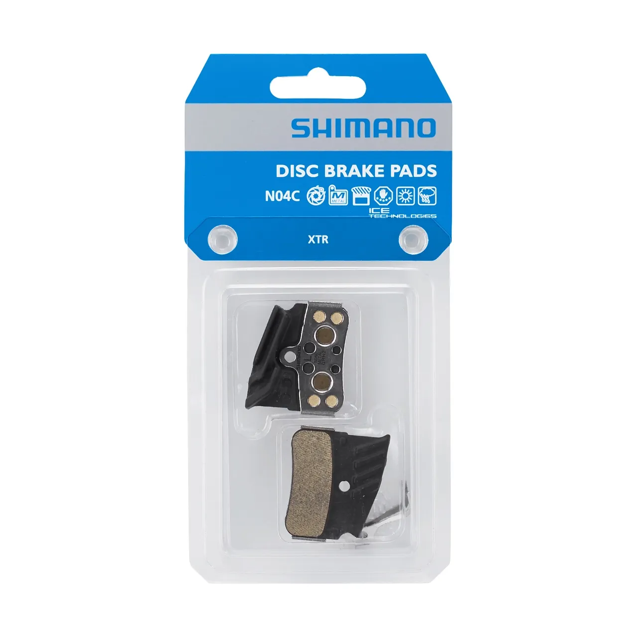 Shimano N04C-MF Bremseklosser, Grey, One Size Shimano N04C-MF Bremseklosser, Grey, One Size