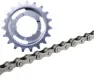 Shimano Nexus Pakke med Girhjul og Kjede