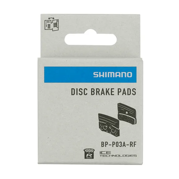 Shimano P04C Resin Bremseklosser, Grey, One Size Shimano P04C Resin Bremseklosser, Grey, One Size