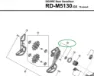 Shimano RD-M5130 Bakgir Ytterplate