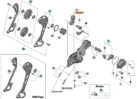 Shimano RD-M8000 Bakgirfeste Shimano RD-M8000 Bakgirfeste