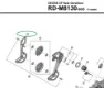 Shimano RD-M8130 Bakgir Innerplate