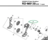 Shimano RD-M8130 Bakgir Ytterplate