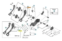 Shimano RD-M9000 SGS Bakgir Ytterplate Shimano RD-M9000 SGS Bakgir Ytterplate
