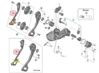Shimano RD-M9050 SGS Bakgir Innerplate