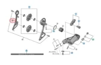 Shimano RD-R8000 SS Bakgir Innerplate Shimano RD-R8000 SS Bakgir Innerplate