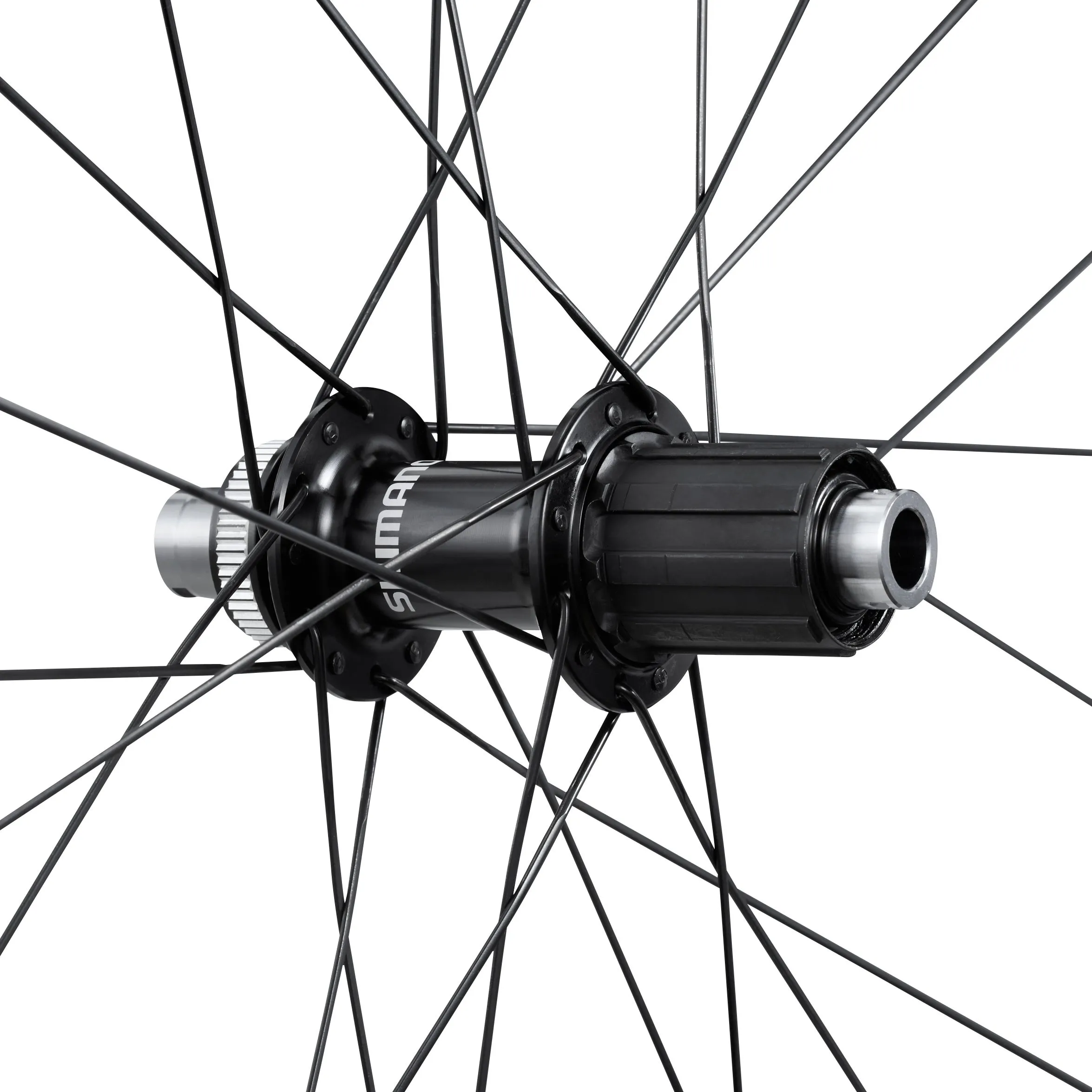 Shimano RS710-C32-TL Carbon Bakhjul, Black, 12 x 142mm