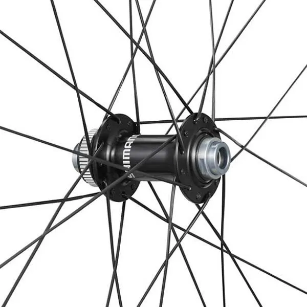 Shimano Rx880 700c Tubeless Disc Gravel Forhjul, Black, 12 x 142mm