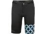 Shimano Sayama Printed Damen Shorts, Svart/blå