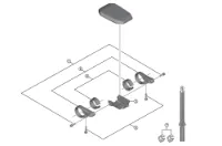Shimano SC-E6010 Brakettenhet Fixing Skrue