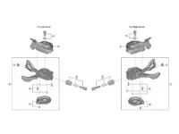 Shimano SLX beslag venstre til modell SL-M7000-I