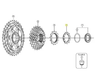 Shimano SLX CS-HG81 11T Kassettdrev