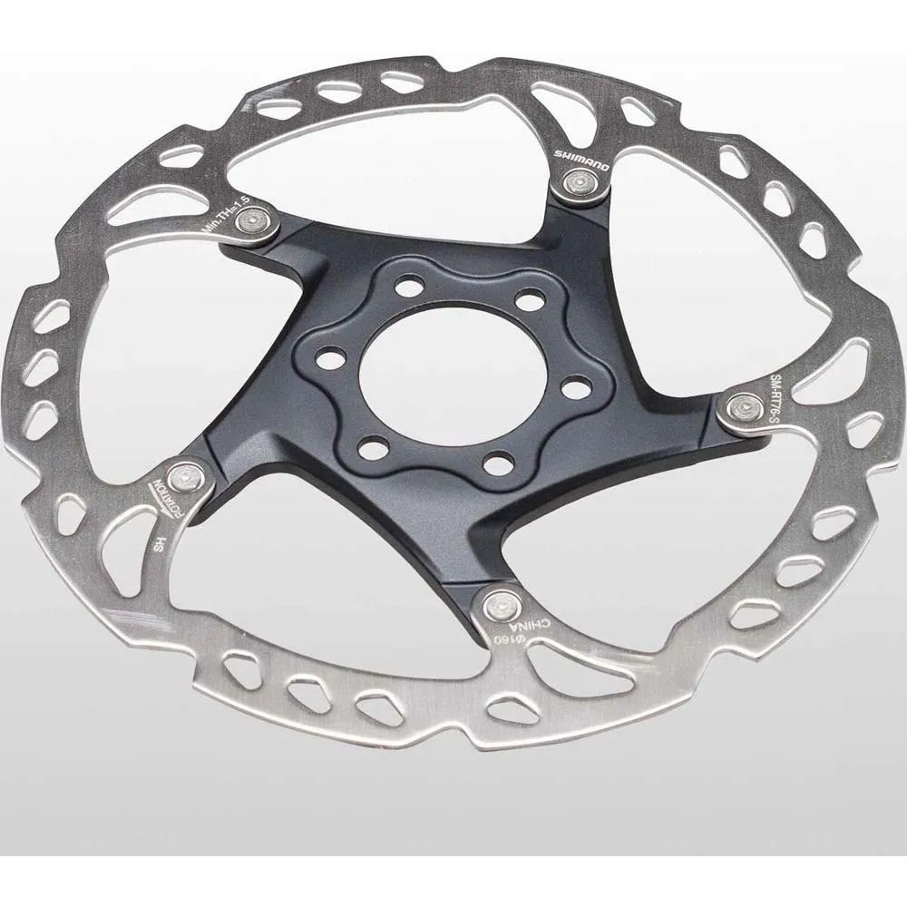 Shimano Slx M7000 Rt76 6b Bremsekive Refurbished, Black / silver, 160mm