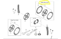 Shimano SM-CRE50 Dobbel Kjedebeskyttelse Shimano SM-CRE50 Dobbel Kjedebeskyttelse