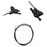 Shimano St-ef515-r 7s 2050 Mm Br-mt200-r 1700 Mm Bremseklosser, Black, One Size