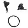 Shimano St-rx400-l/br-rx410-f 1000 Mm Bremseklosser, Black, One Size