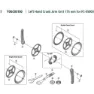 Shimano Steps E5000 E-bike Venstre Krankarm, Silver, 170mm