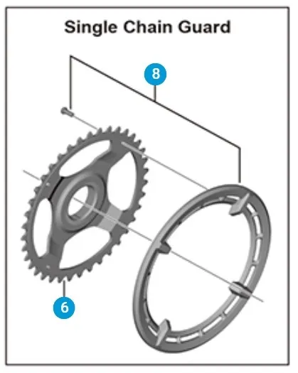Shimano Steps FC-E6100 Single Krankdrev