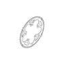 Shimano Tiagra FC-4550 50T Krankdrev, Silver, 50t