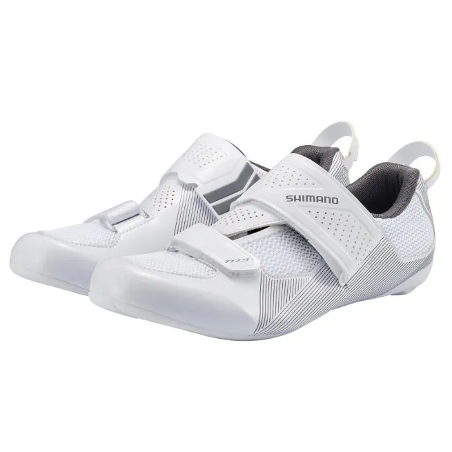 Shimano Tr5 Triathlon Landeveissykkelsko Refurbished, White