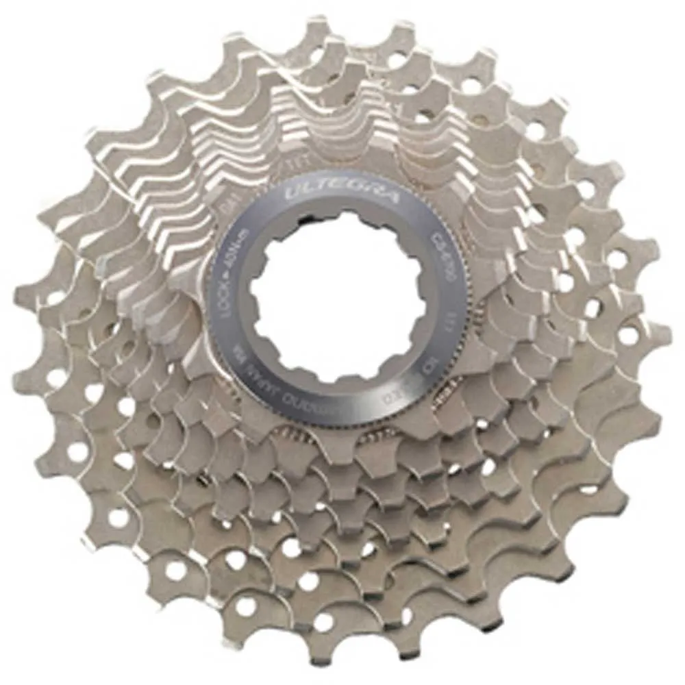 Shimano Ultegra 6700 Kassett Refurbished, Black / silver, 10s