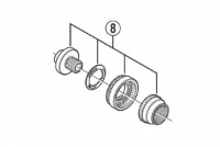 Shimano Ultegra 6800 konus bak høyre