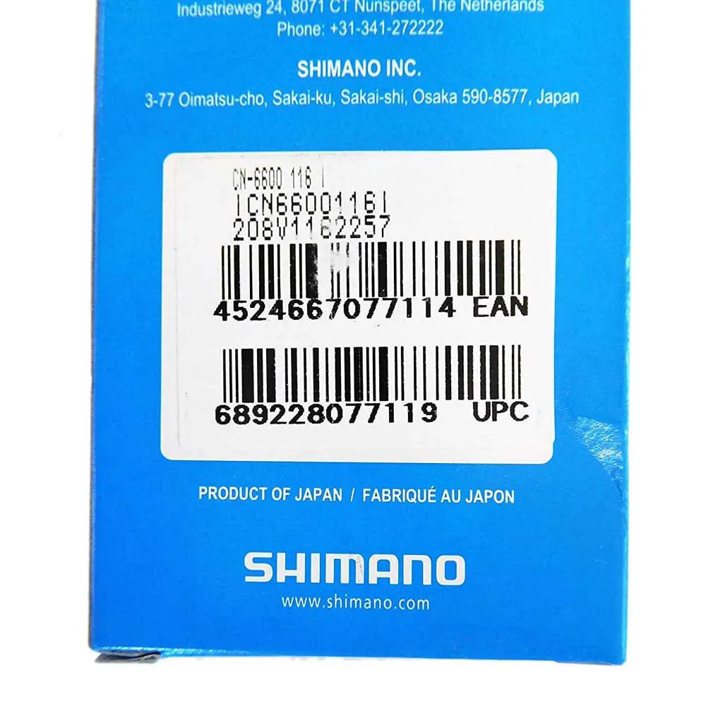 Shimano Ultegra Cn 6600 Road Kjede, Silver, 116 Links