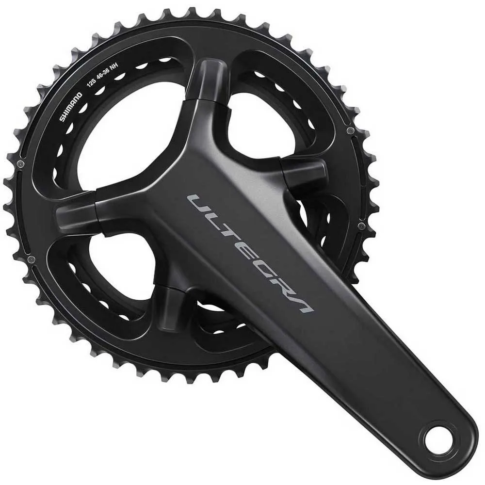 Shimano Ultegra Fc-r8100 2x12s Kranksett, Black, 165mm, 46-36t