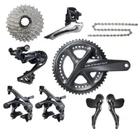 Shimano Ultegra R8000 Gruppe Svart 11-32 175 mm 50/34 Shimano Ultegra R8000 Gruppe Svart 11-32 175 mm 50/34
