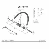 Shimano Ultegra Wh-rs700 Bakre Navaksel Shimano Ultegra Wh-rs700 Bakre Navaksel