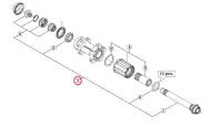 Shimano WH-6800 Akselsett Bak Shimano WH-6800 Akselsett Bak
