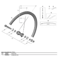 Shimano Wh-r9170-c40-tu-f12 Gjennomgående Aksel Foran