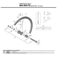 Shimano Wh-r9170 Venstre Navkonus Shimano Wh-r9170 Venstre Navkonus