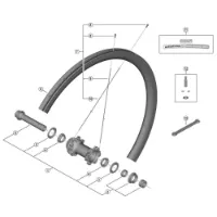 Shimano Wh-r9270-c50-tu-f Forhjulsaksel Shimano Wh-r9270-c50-tu-f Forhjulsaksel