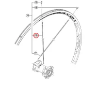 Shimano WH-RS80 C24 Eiker Høyre + Venstre