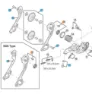 Shimano XT M786 GS Bakgir Ytterplate